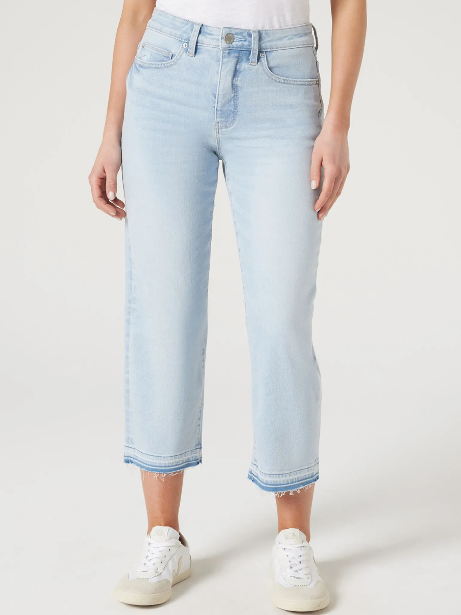 Annie Mid Waisted Straight Capri