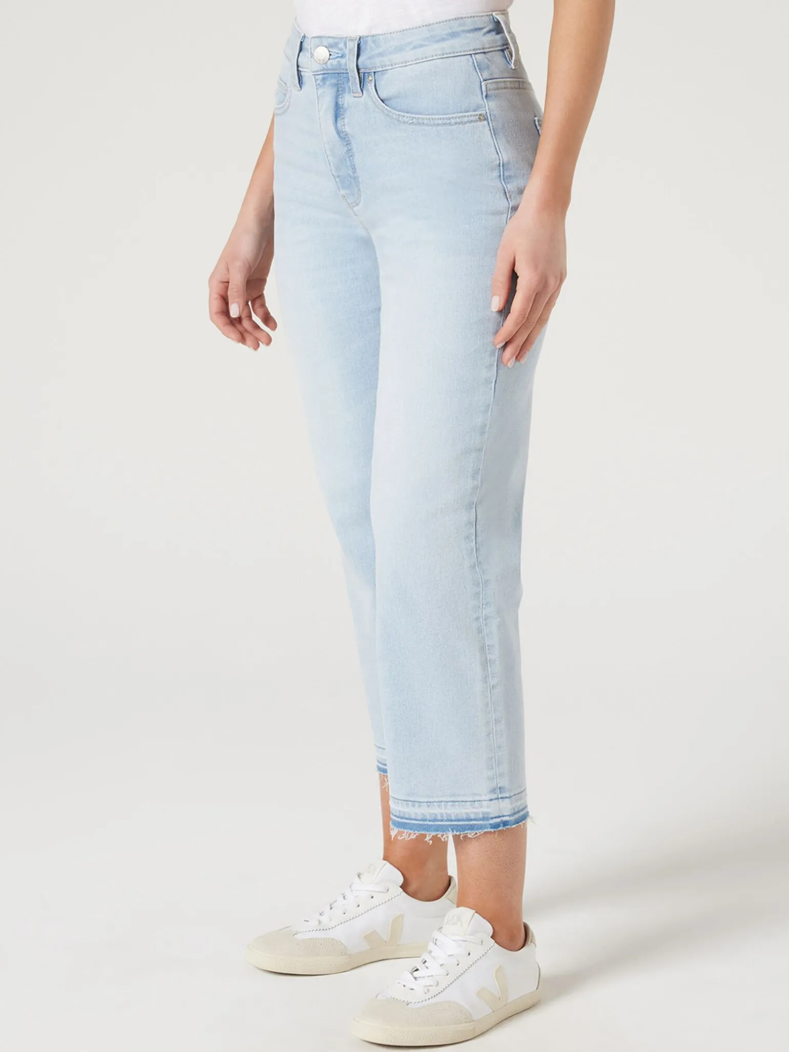 Annie Mid Waisted Straight Capri
