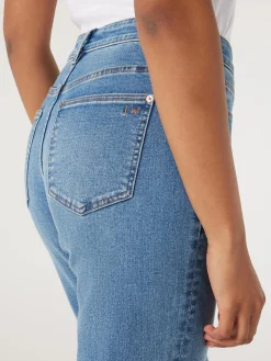 Annie Mid-Waisted Straight Capri