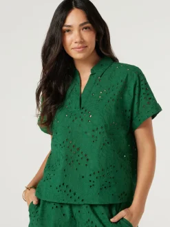 Cara Cutwork Shirt