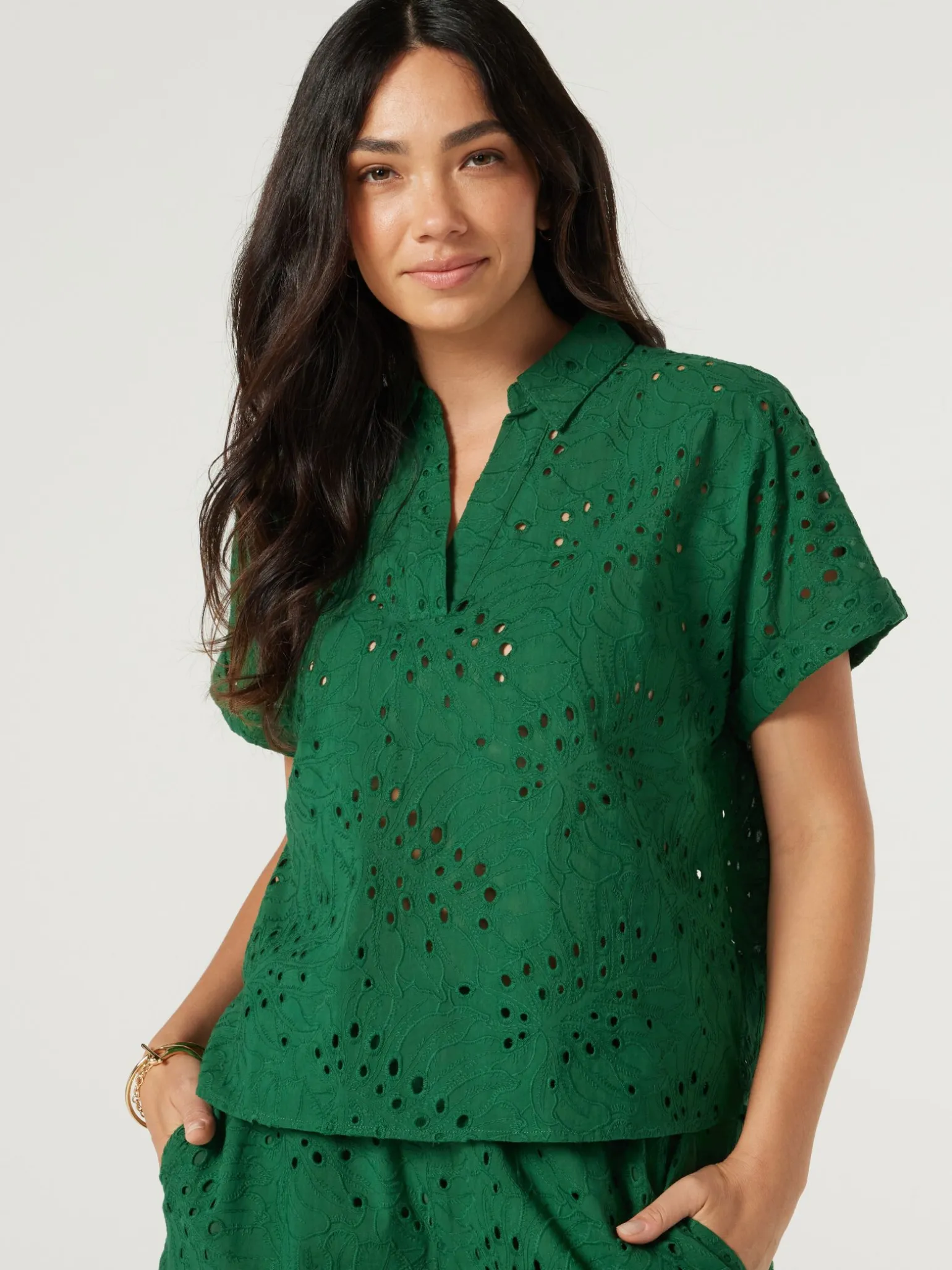 Cara Cutwork Shirt