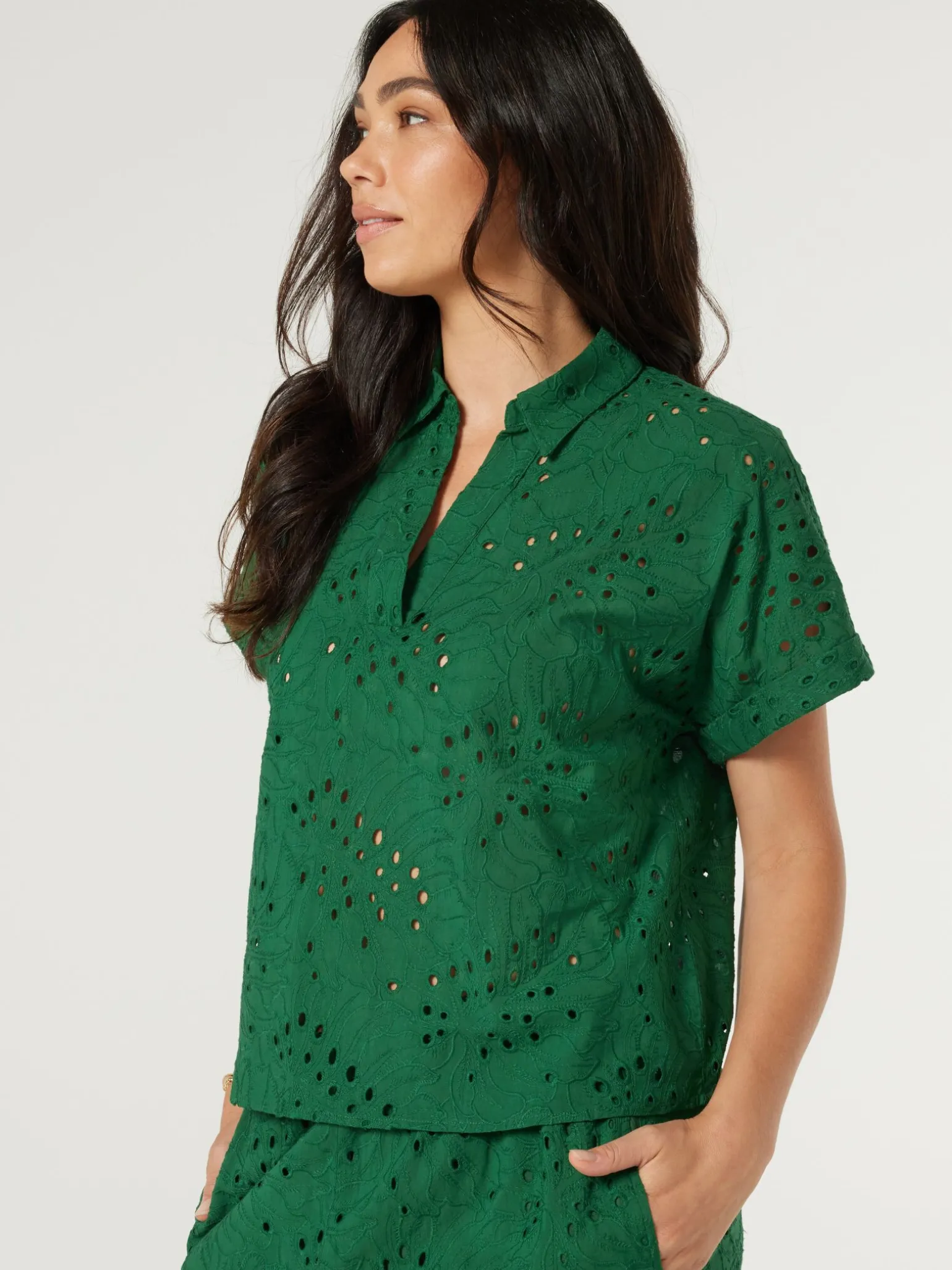 Cara Cutwork Shirt