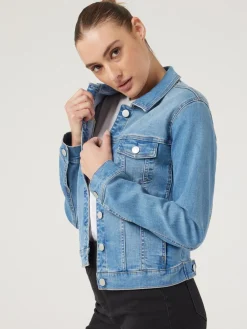 Classic Stretch Denim Jacket