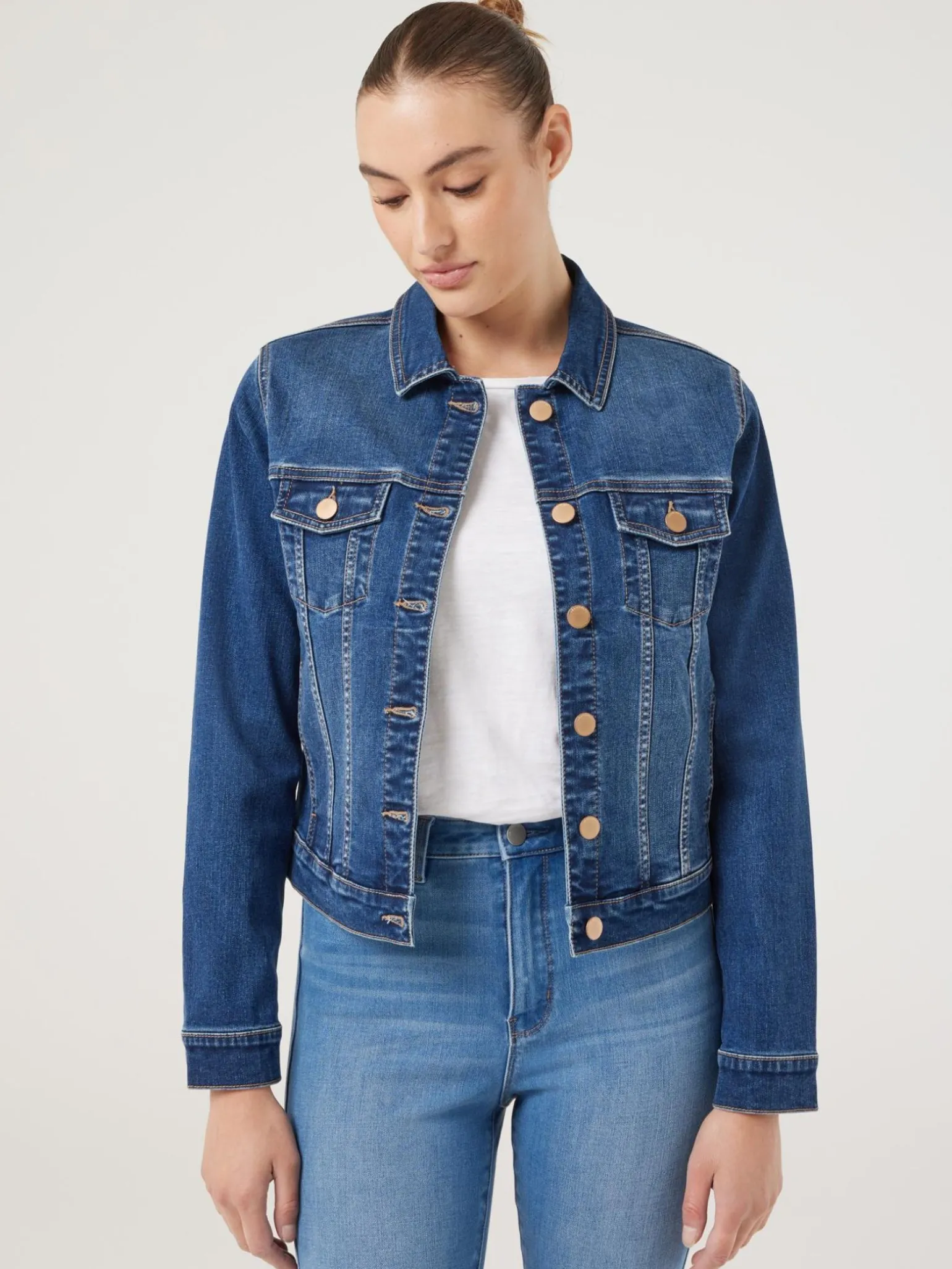 Classic Stretch Denim Jacket