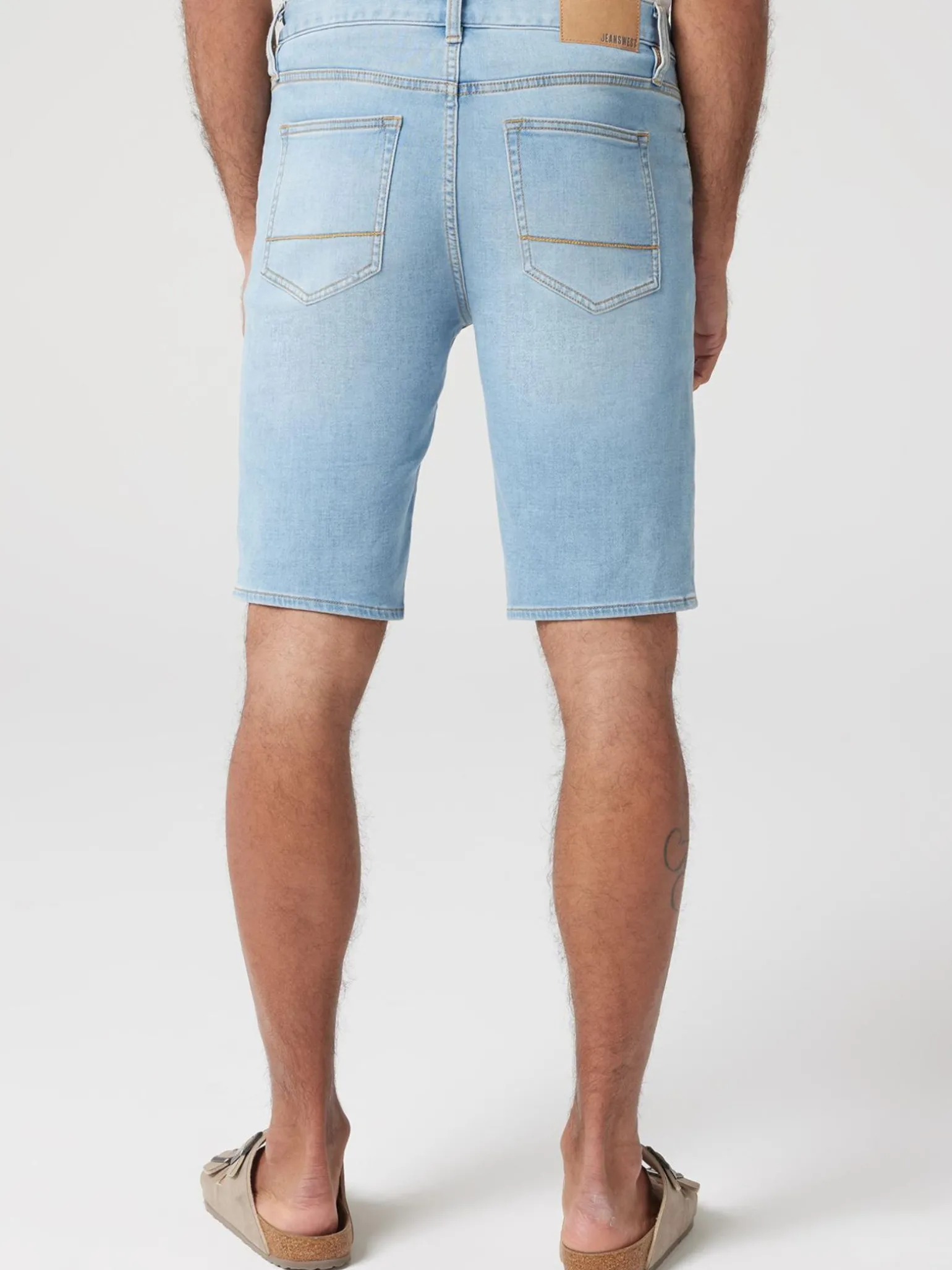 Connor Knit Denim Short Summer Blue