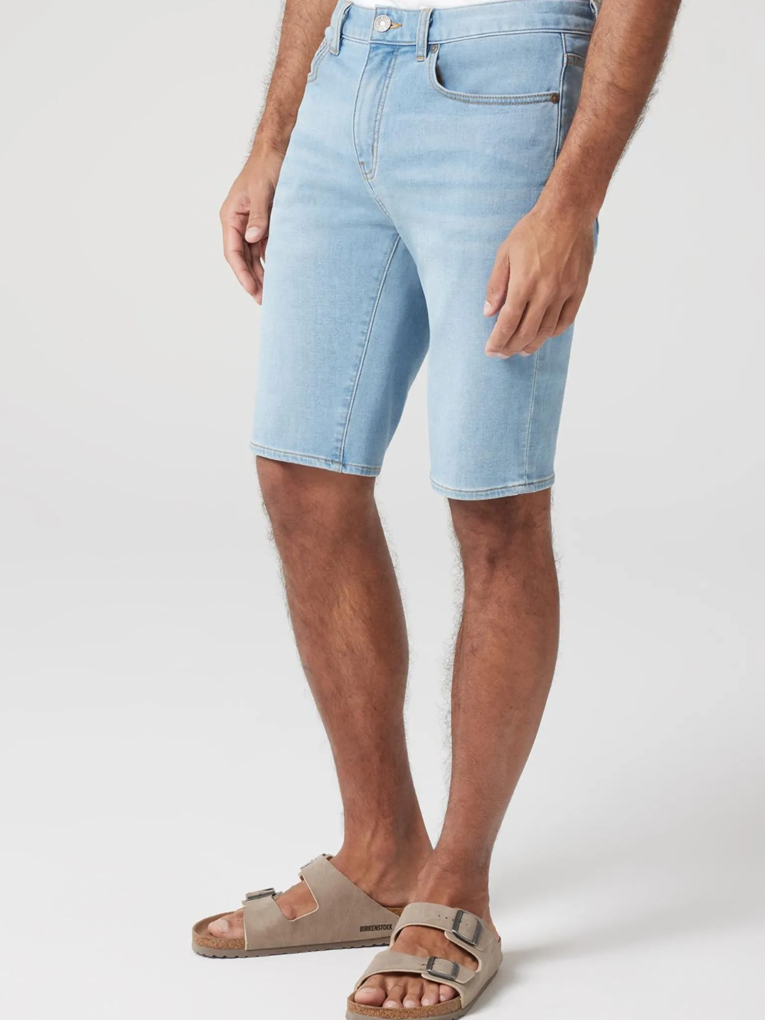 Connor Knit Denim Short Summer Blue