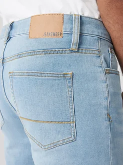 Connor Knit Denim Short Summer Blue