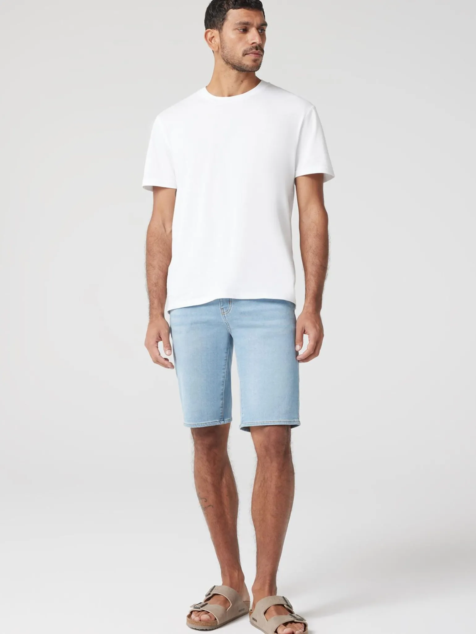 Connor Knit Denim Short Summer Blue
