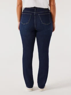 Curve Slim Straight Jeans