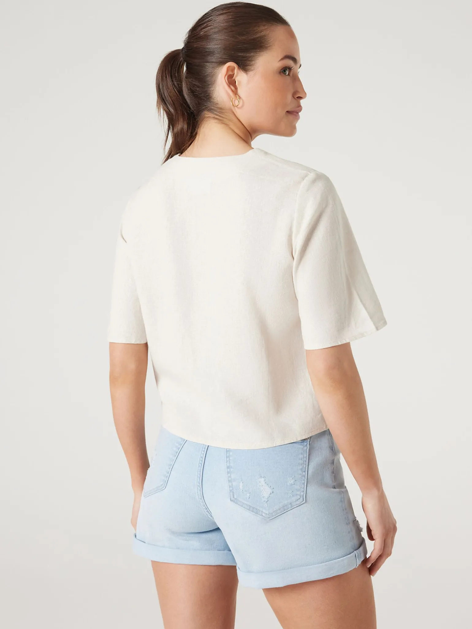 Demi Tie Front Top