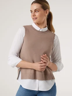 Genevieve Split Back Vest
