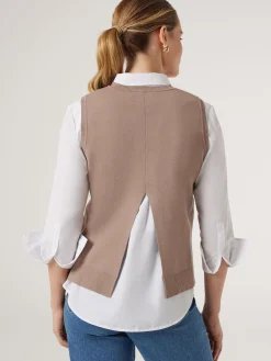 Genevieve Split Back Vest