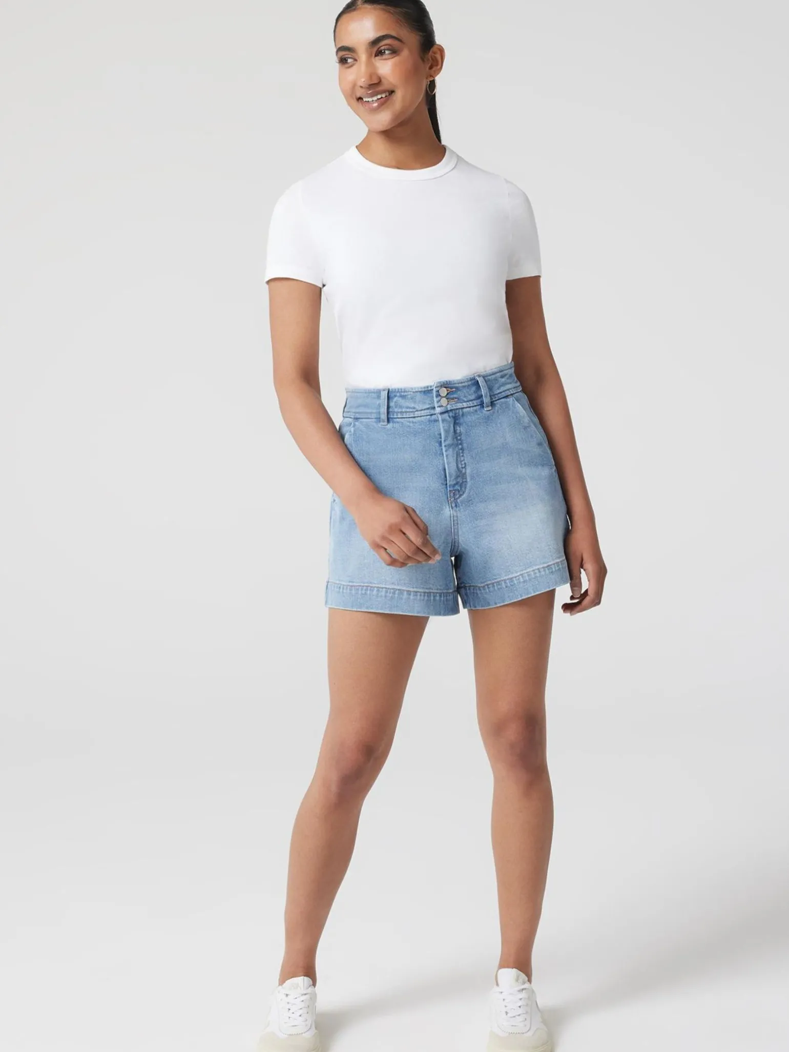 Georgia Tummy Trimmer Denim Short