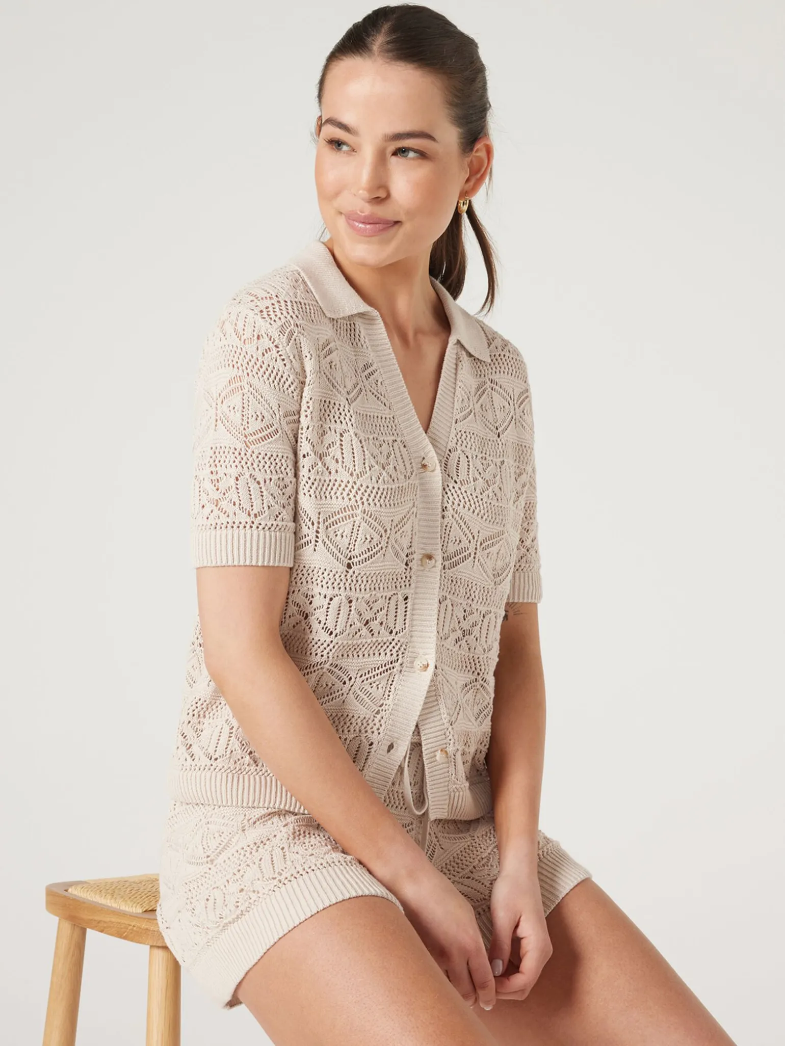 Halcyon Crochet Shirt