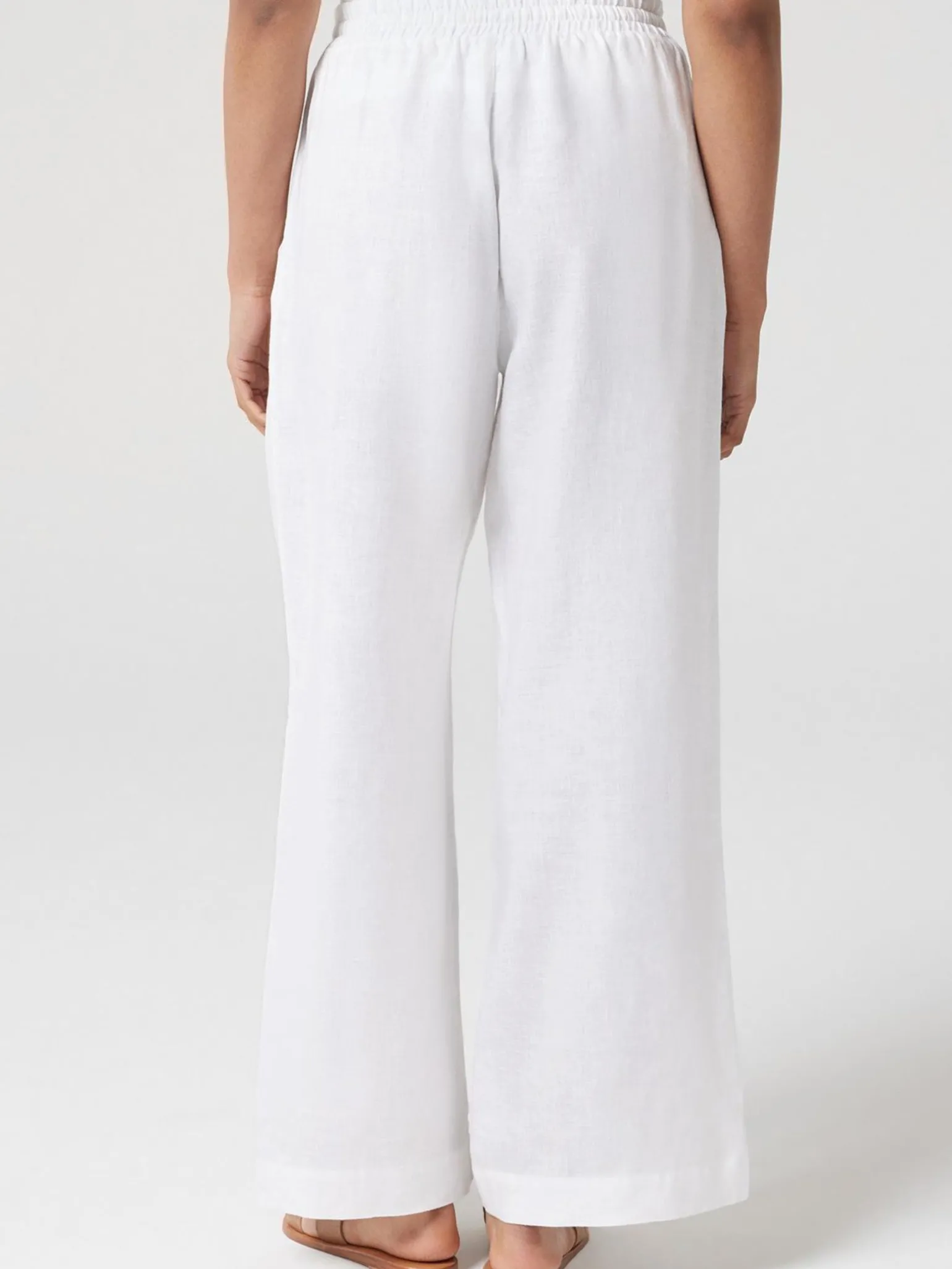 J-Luxe Classic Linen Pant