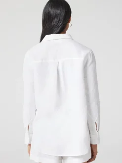J-Luxe Classic Linen Shirt