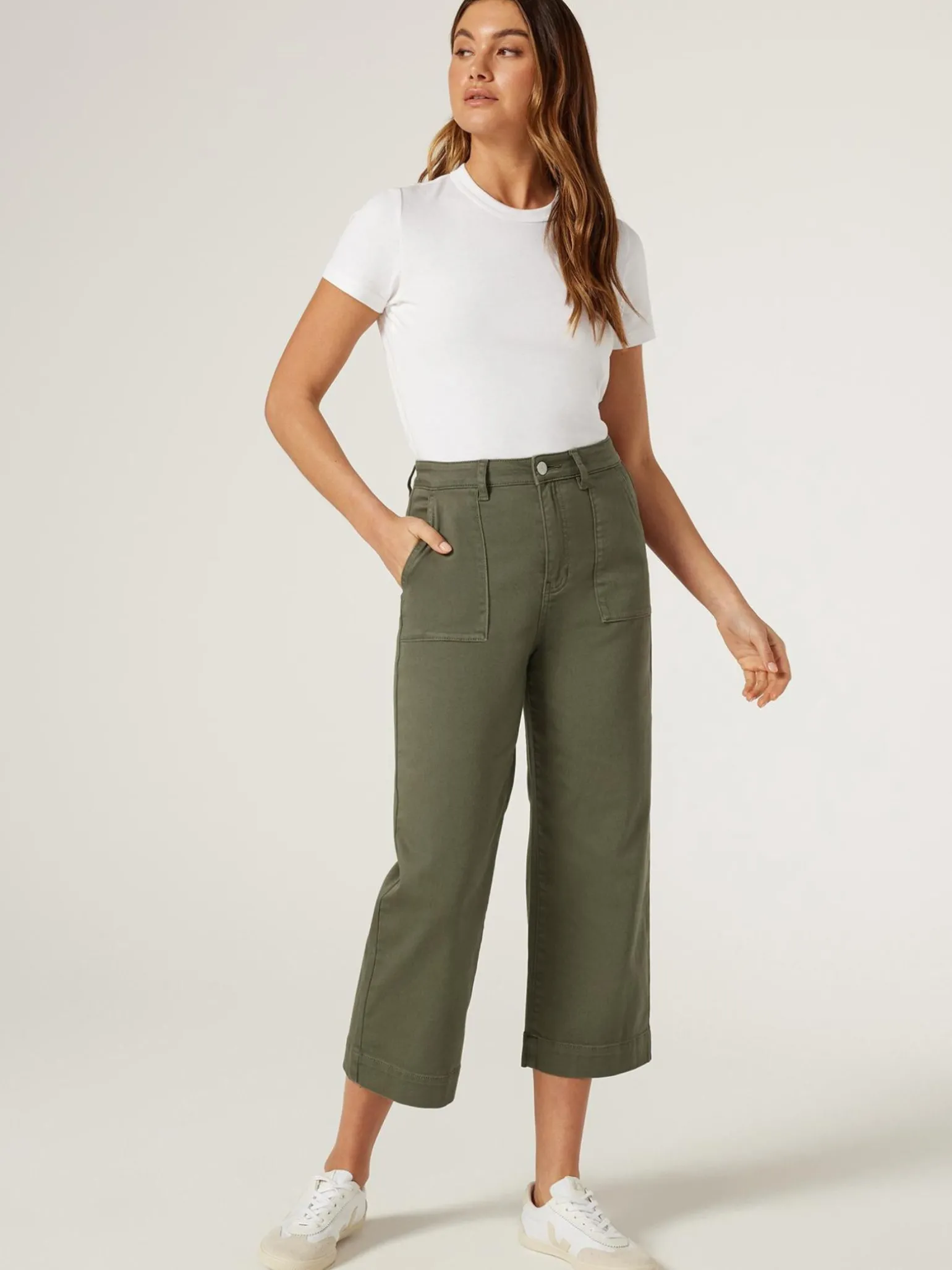 Kelsey Utility Relaxed Capri
