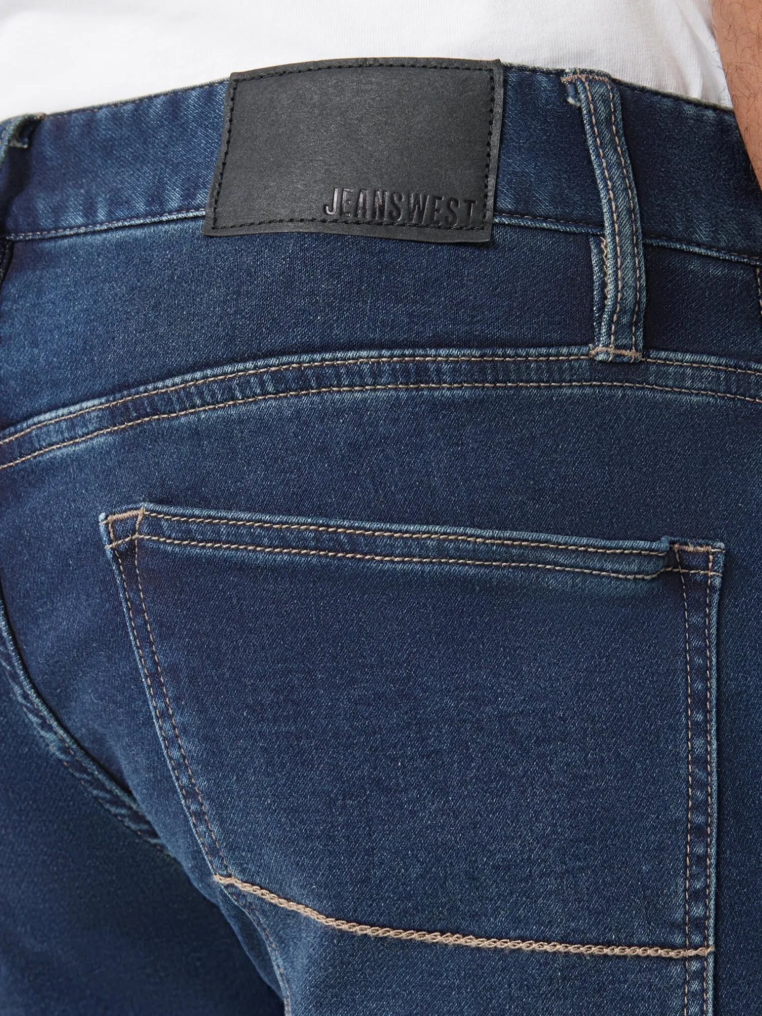 Knit Slim Straight Jeans