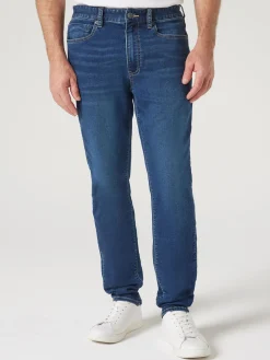 Knit Slim Tapered Jeans