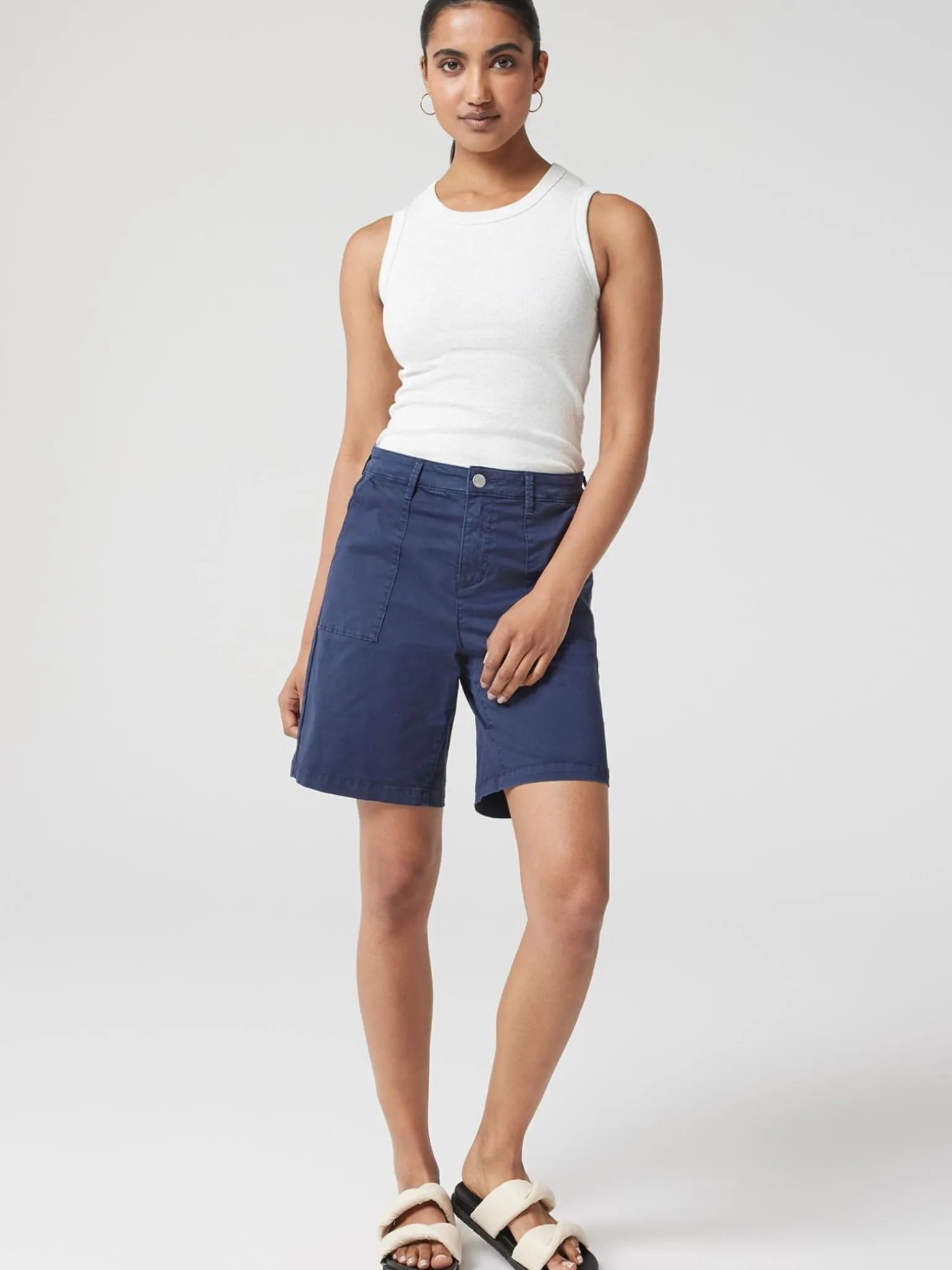 Libby Bermuda Denim Walk Short