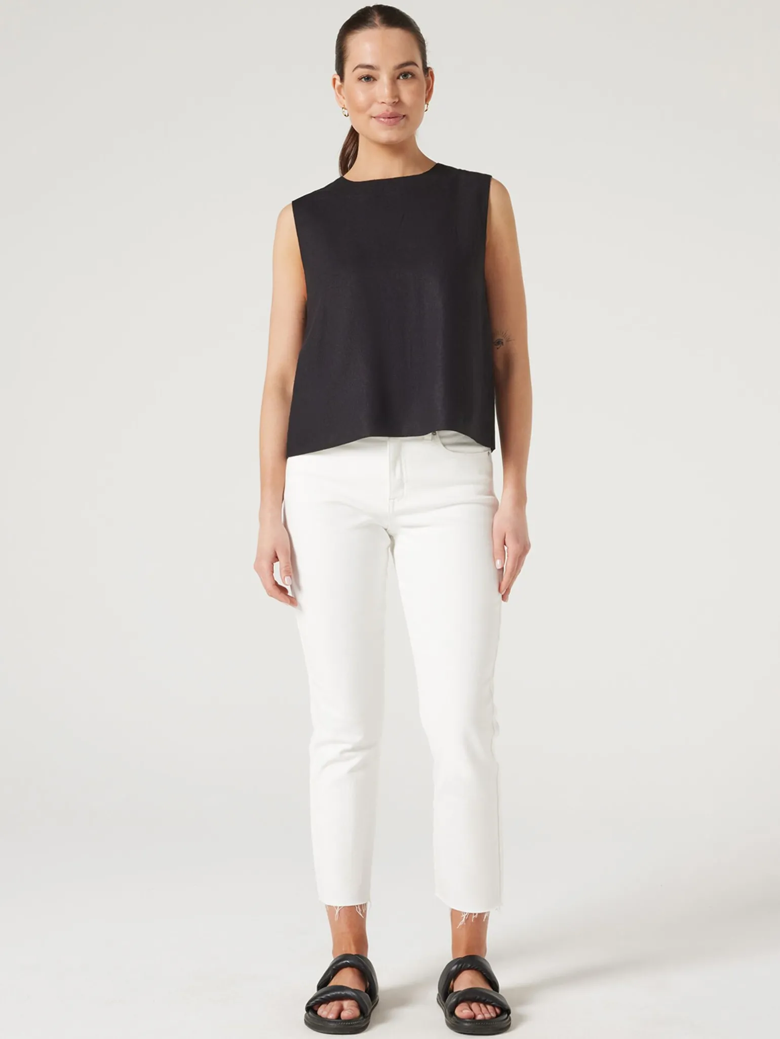 Maddy Linen Tank