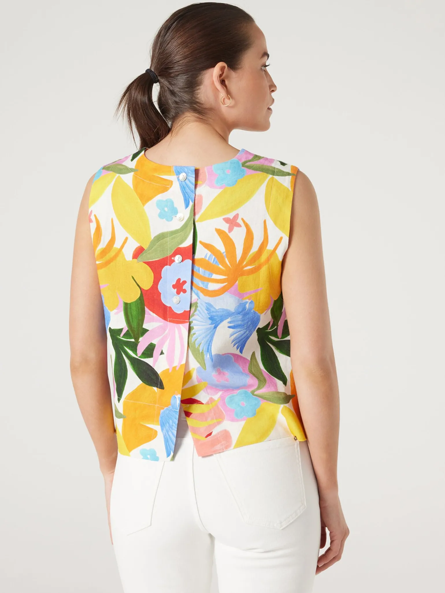 Maddy Linen Tank