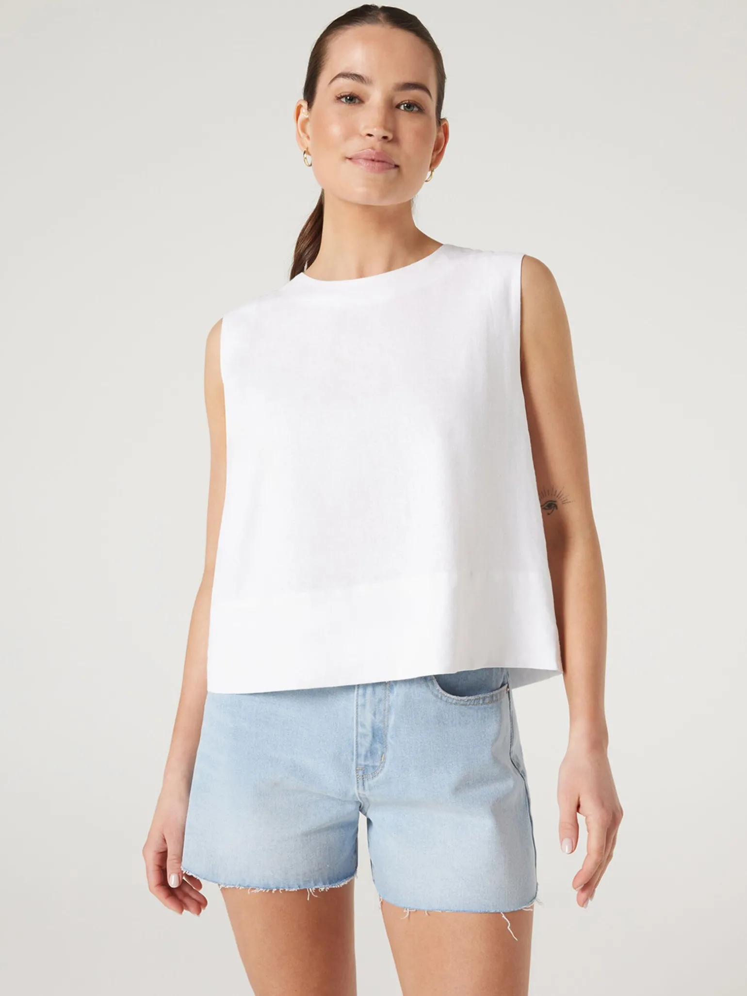 Maddy Linen Tank