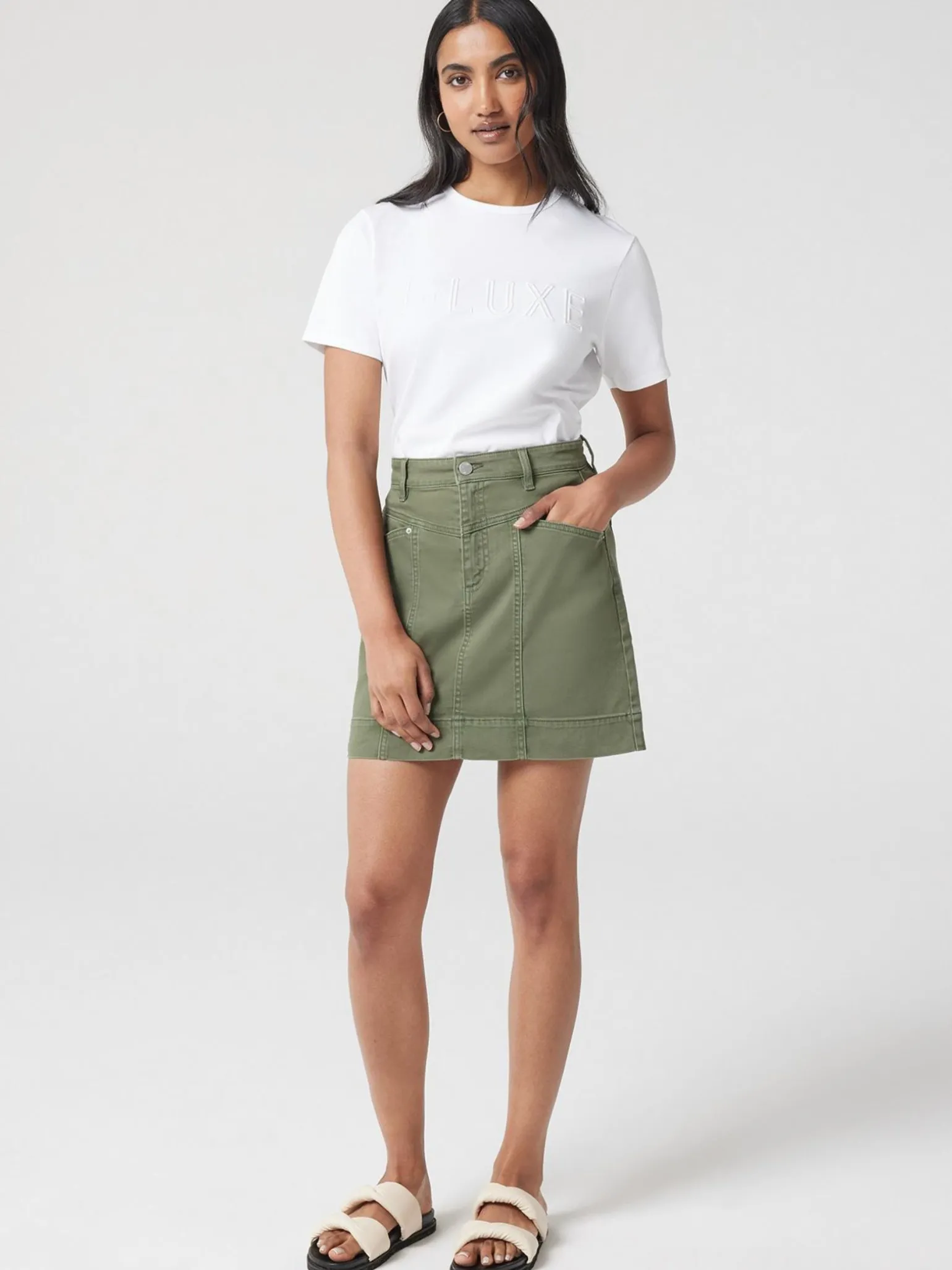 Nadia Denim Skirt