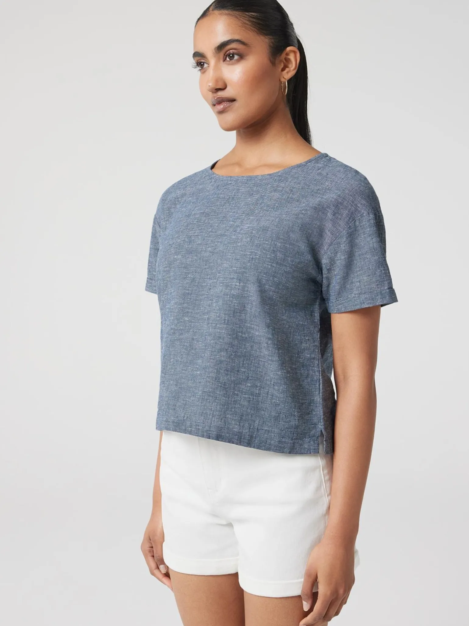 Nina Linen Tee