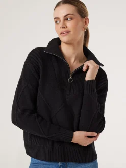 Opal Half Zip Knit