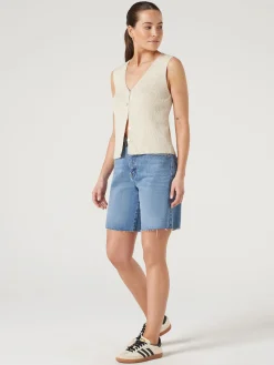 Penelope Button Thru Top