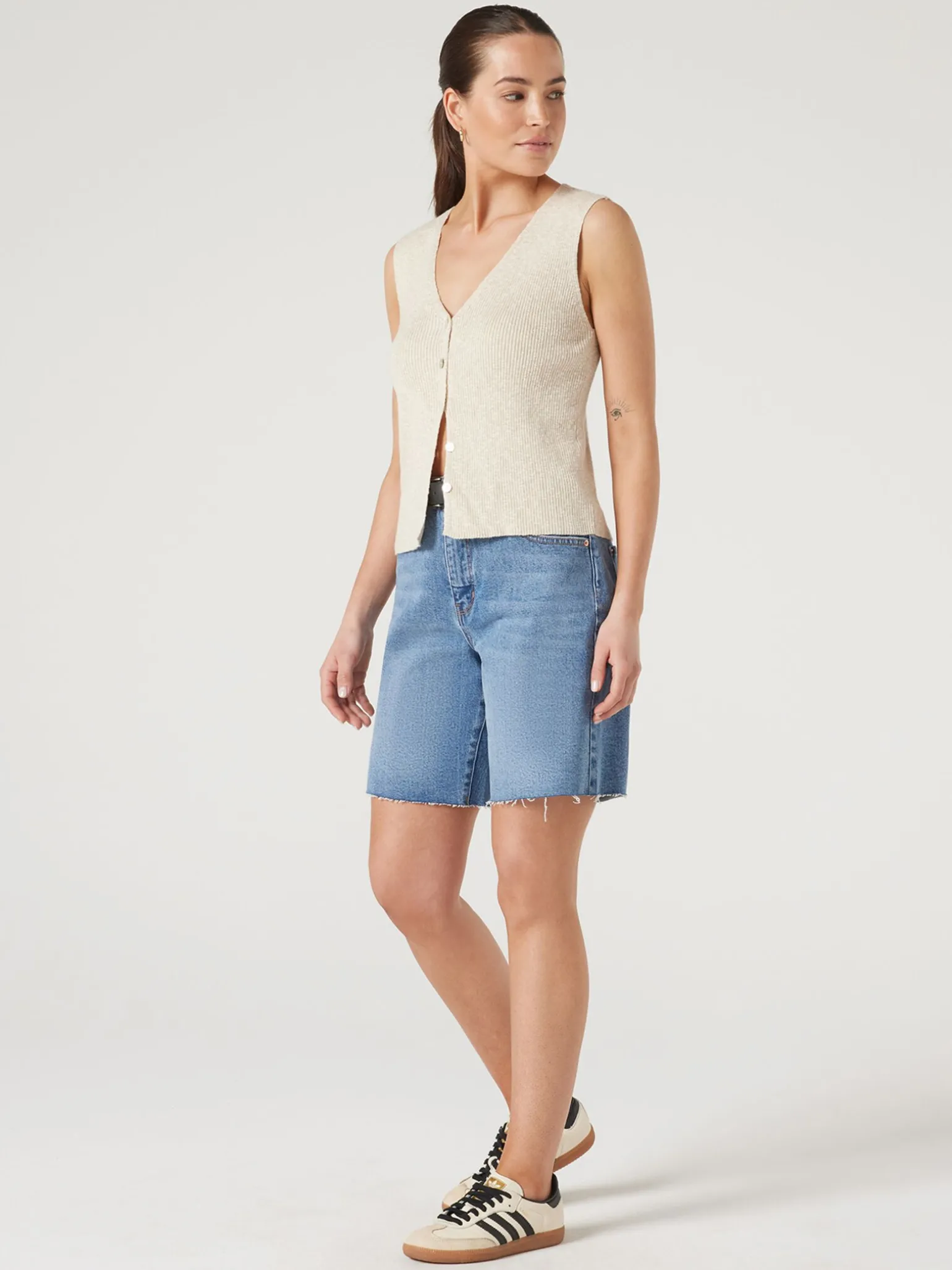Penelope Button Thru Top
