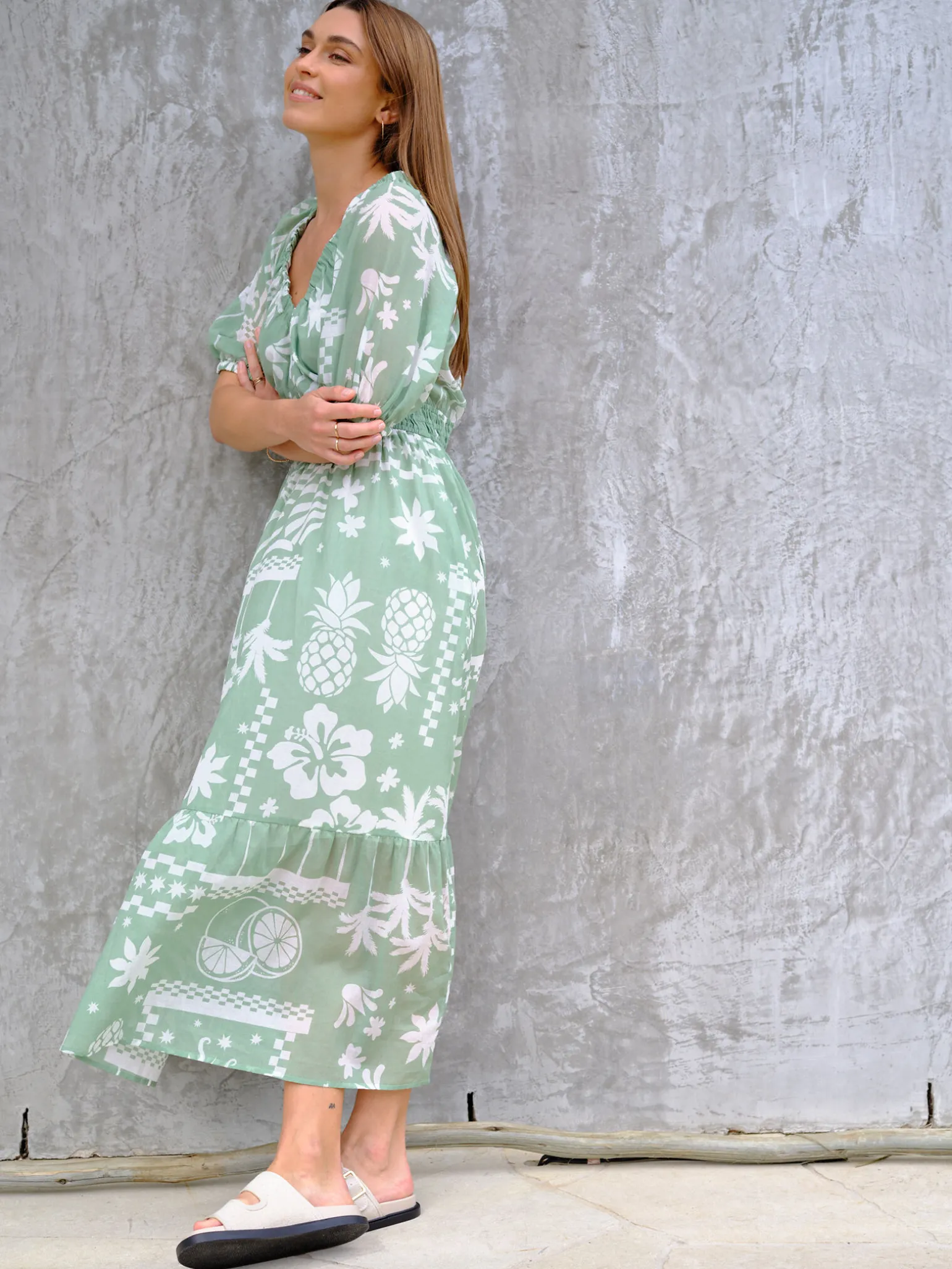 Shiloh Peasant Dress