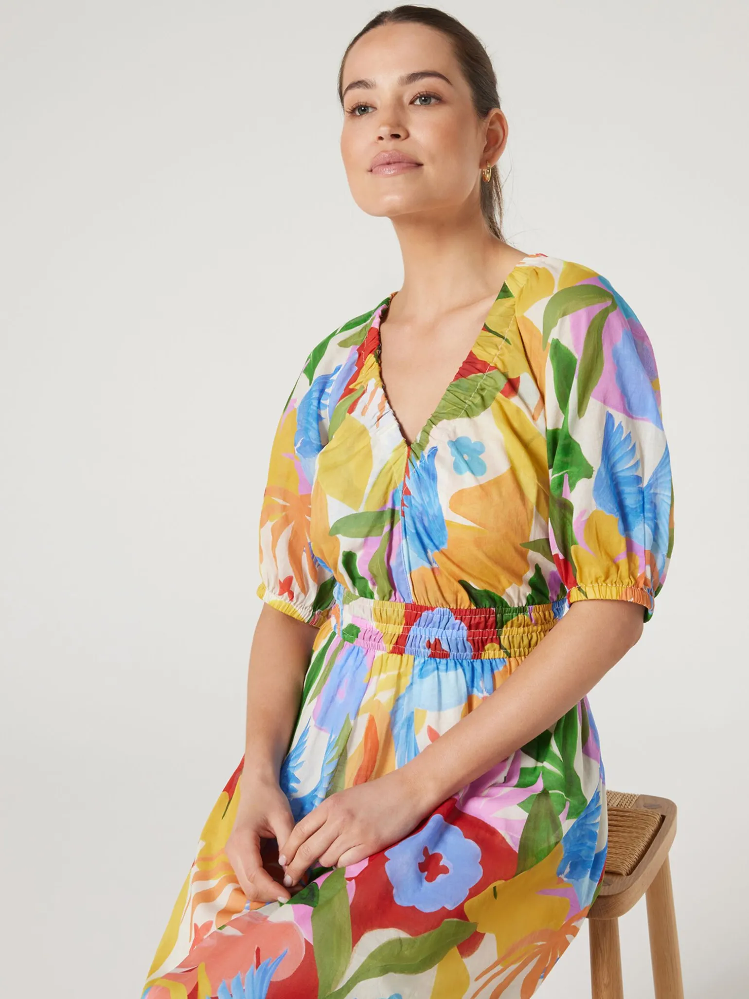 Shiloh Peasant Dress