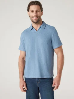 Short Sleeve Jasper Textured Polo