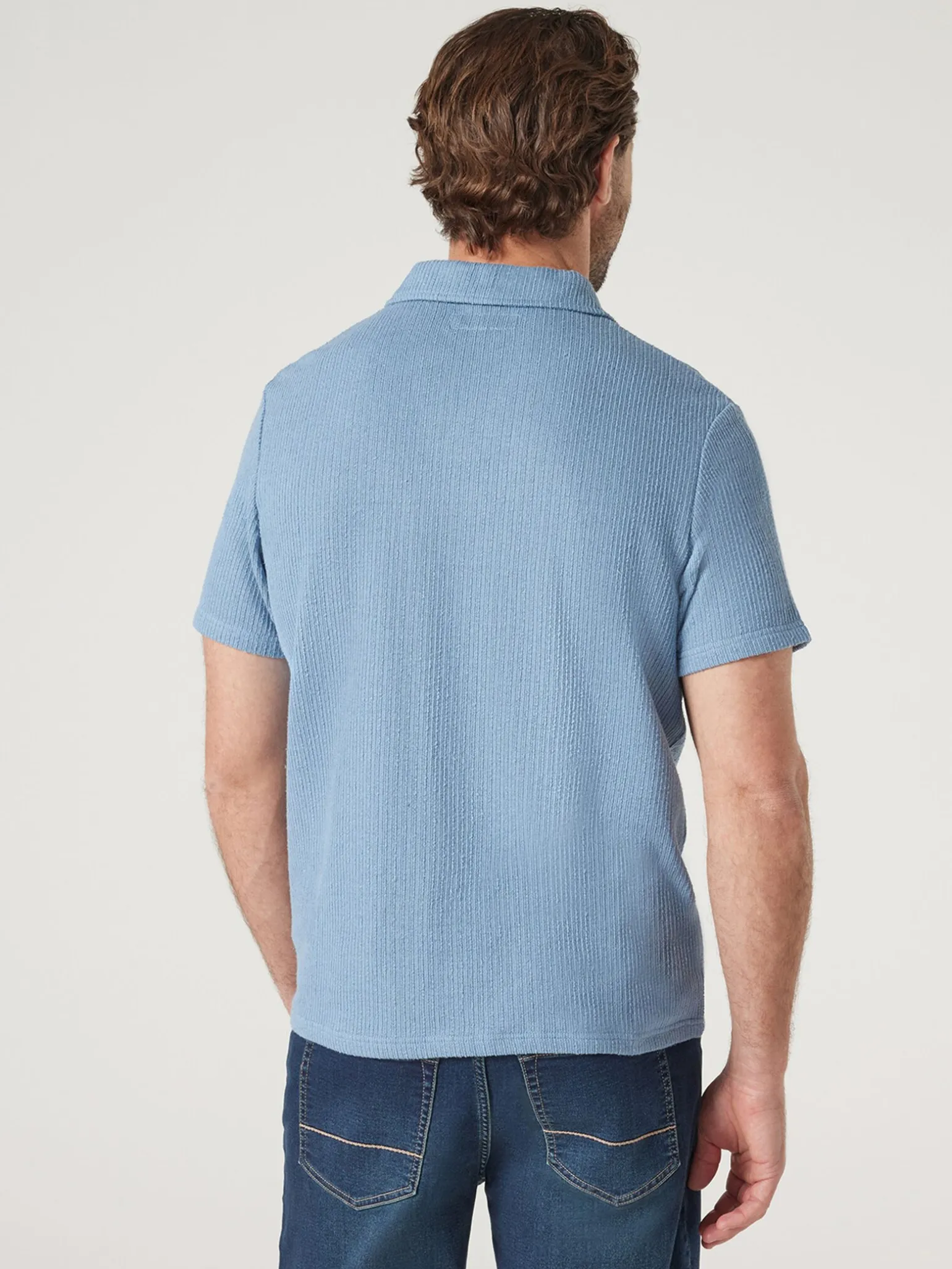 Short Sleeve Jasper Textured Polo