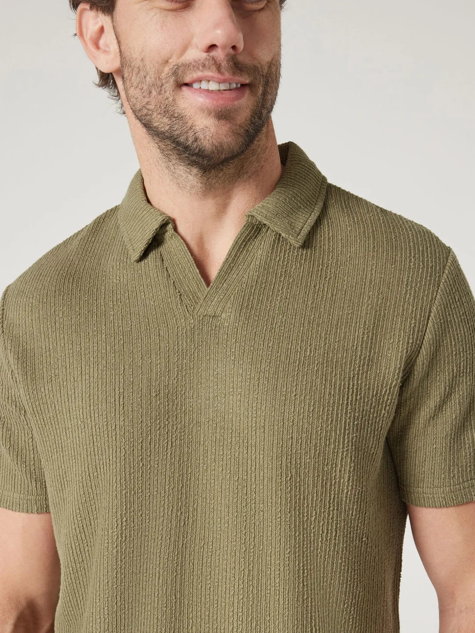 Short Sleeve Jasper Textured Polo