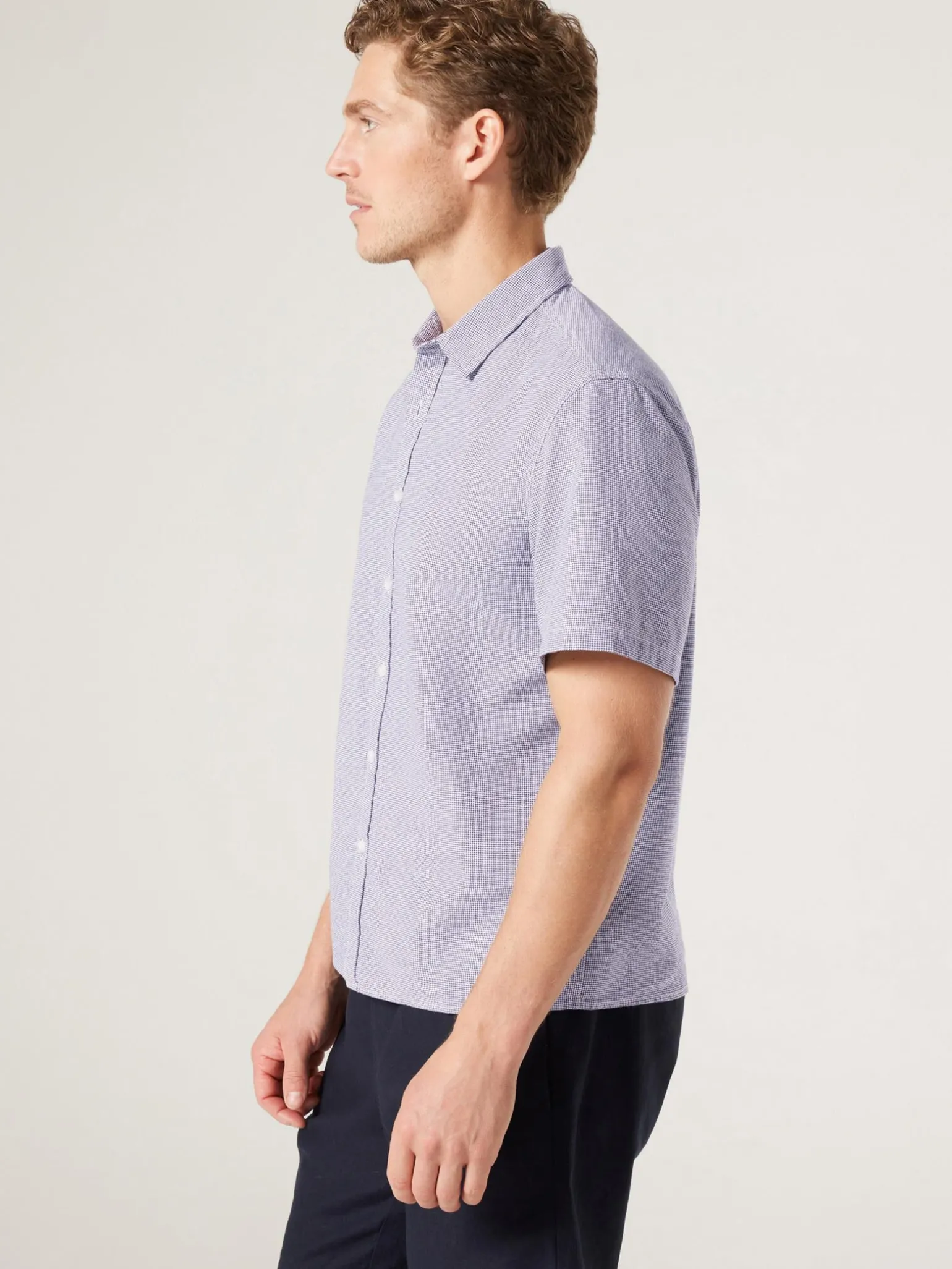Short Sleeve Kai Textured Shirt