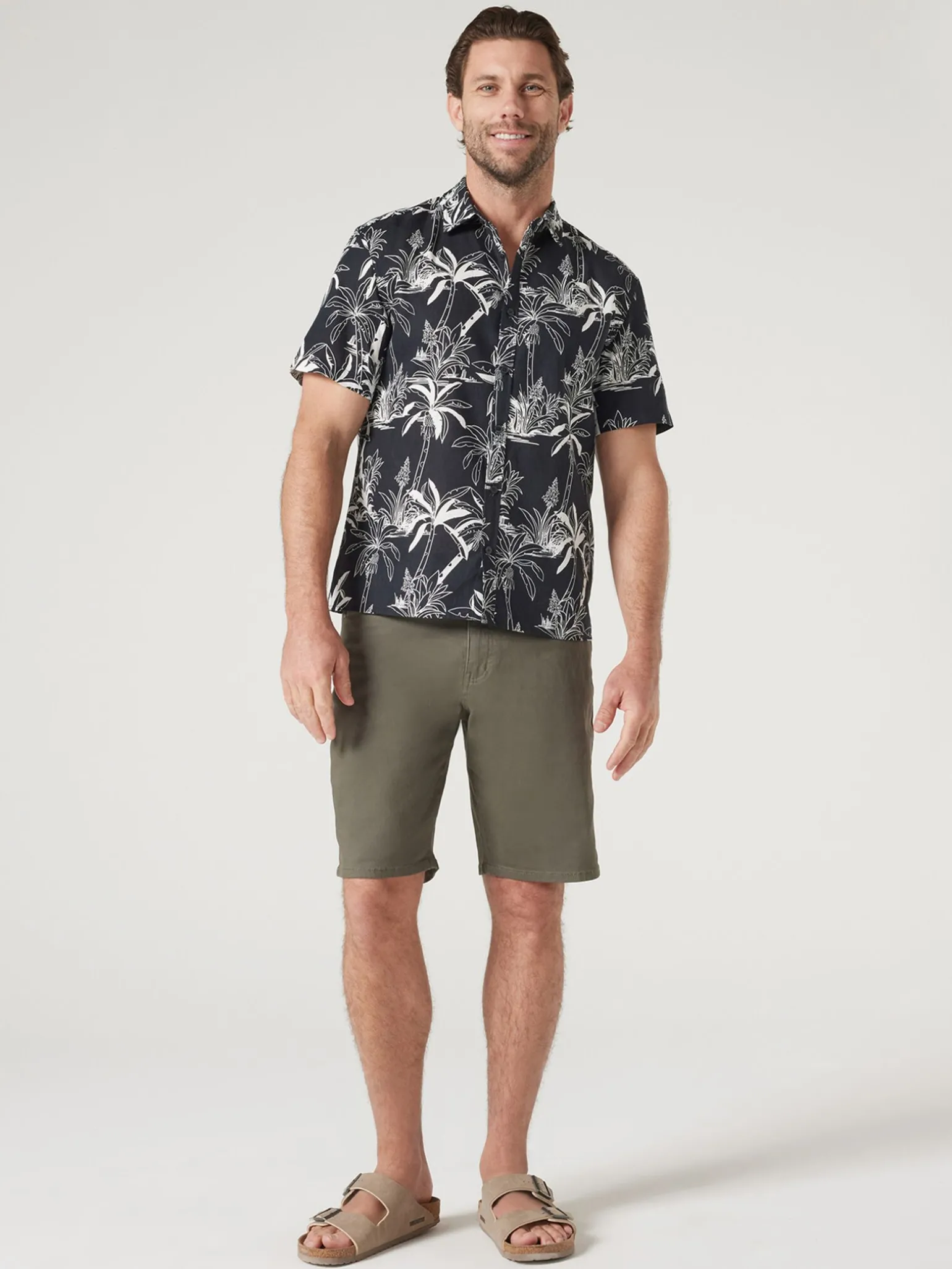 Short Sleeve Leon Print Shirt