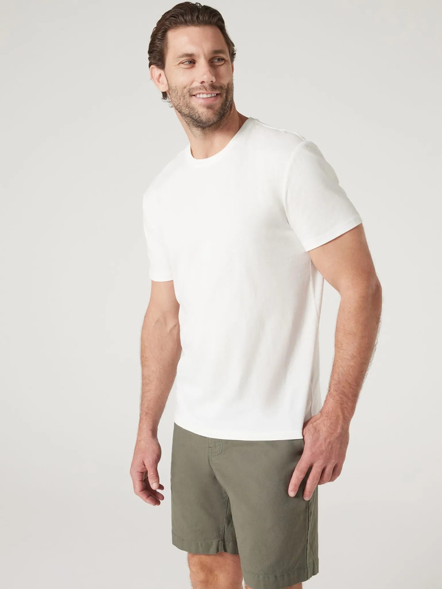 Short Sleeve Riley Print Crew Tee