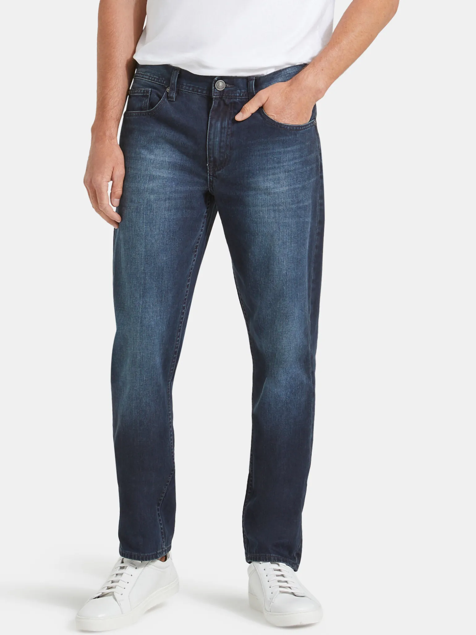Slim Straight Jeans Storm Indigo