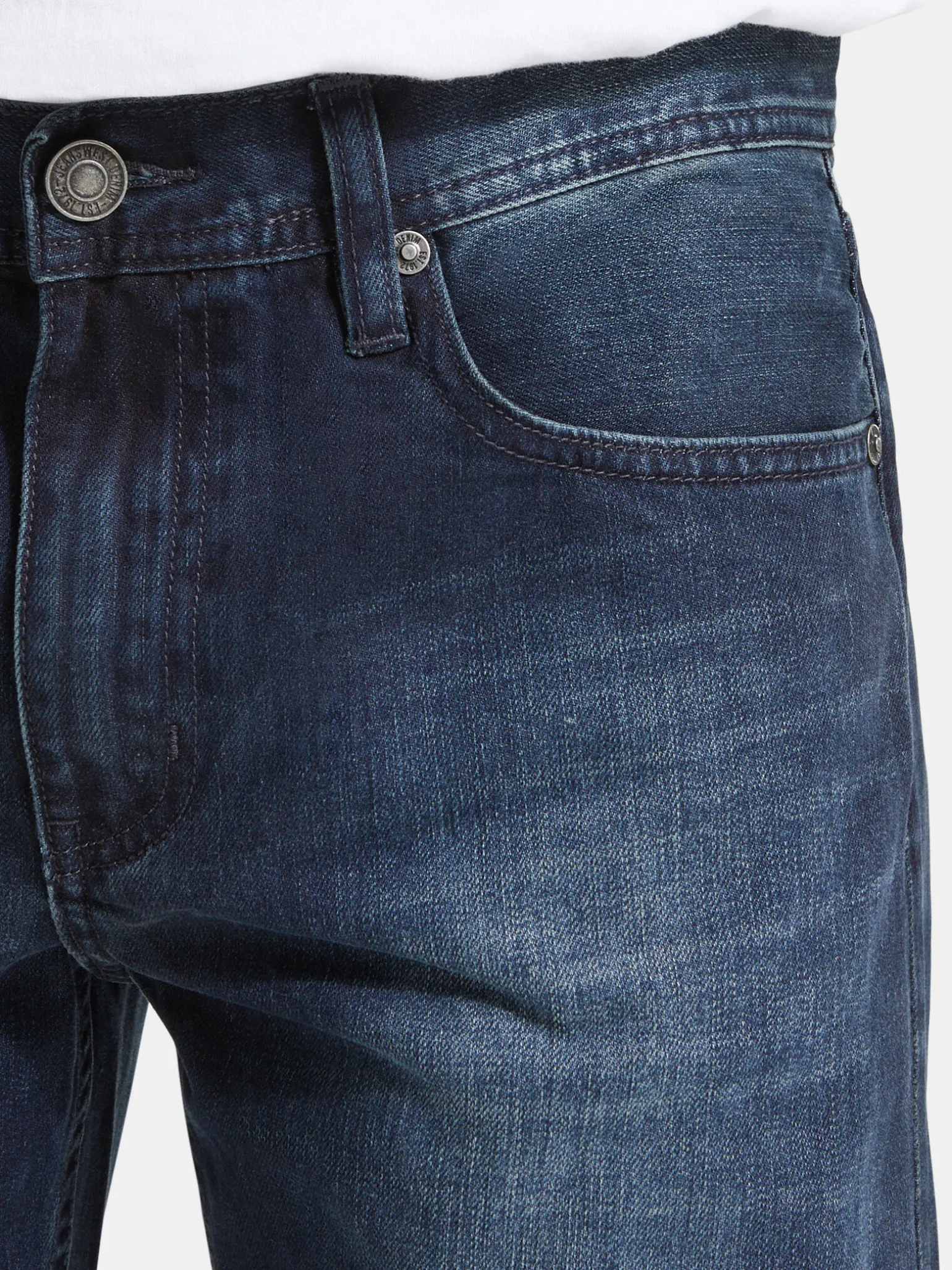 Slim Straight Jeans Storm Indigo