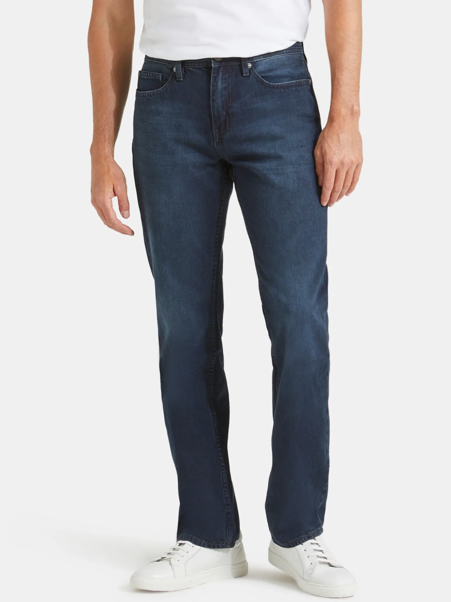 Straight Leg Jeans Indigo Shadow
