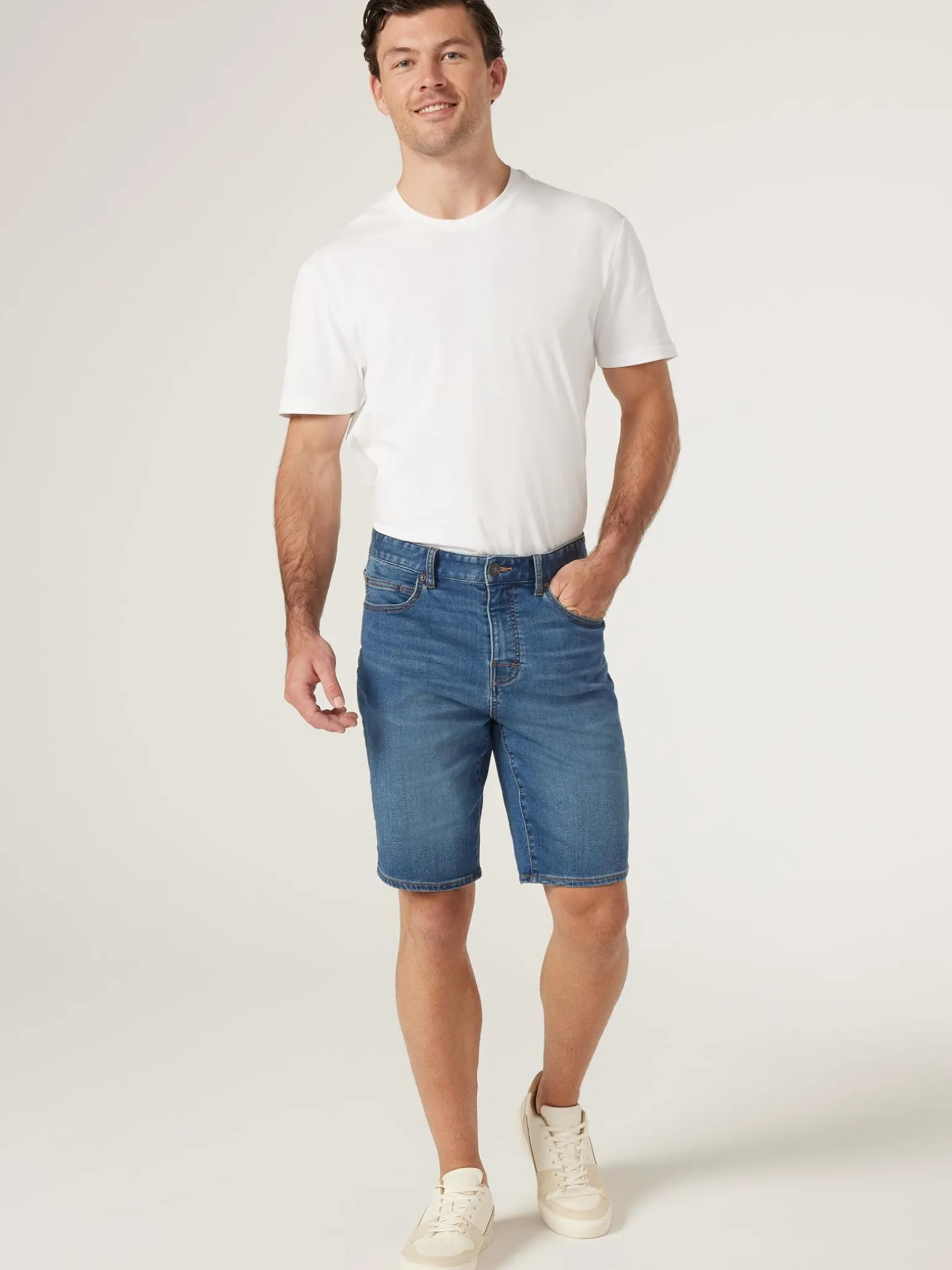 Terrence Knit Denim Short