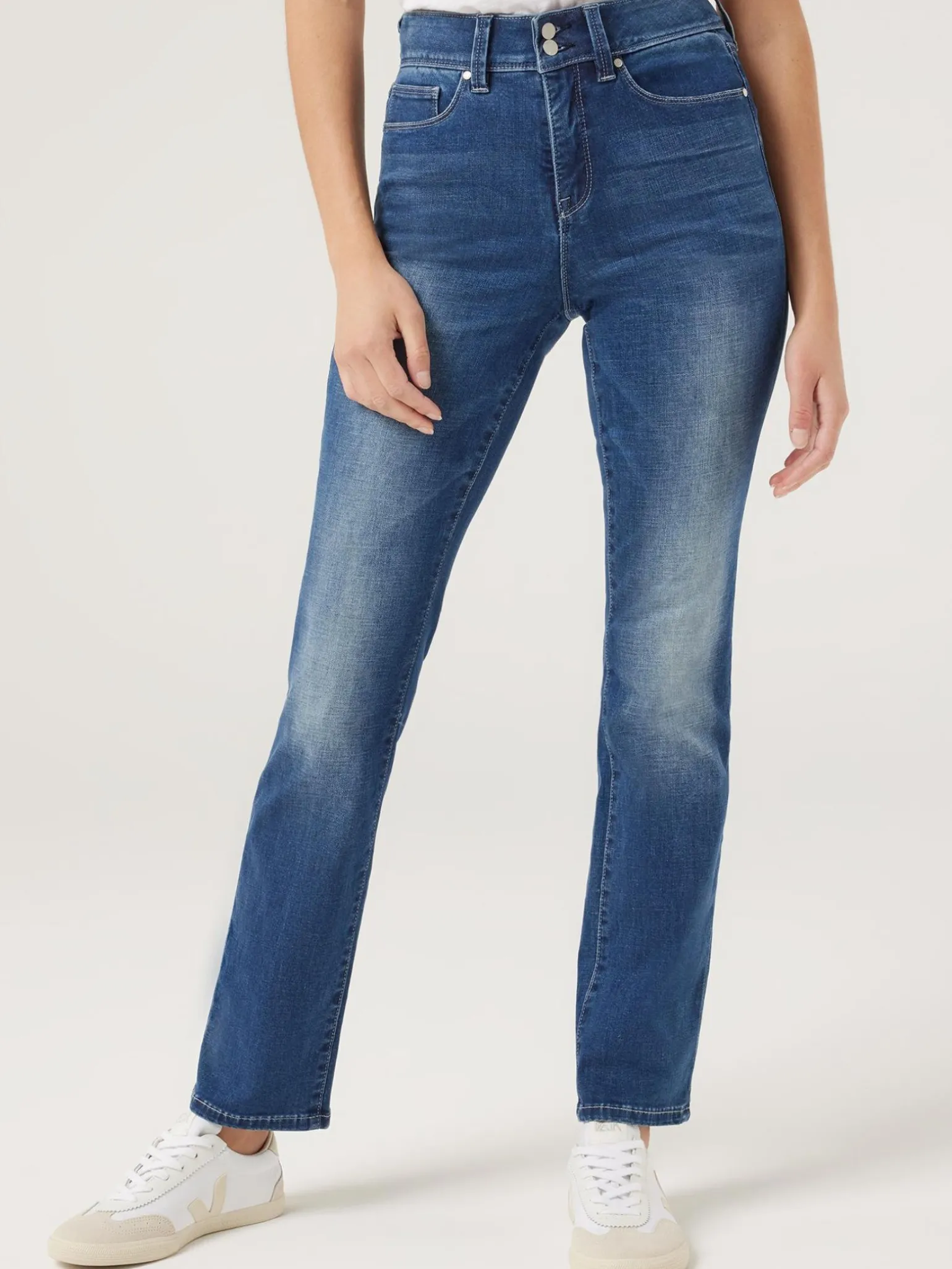 Tummy Trimmer Slim Straight Jeans